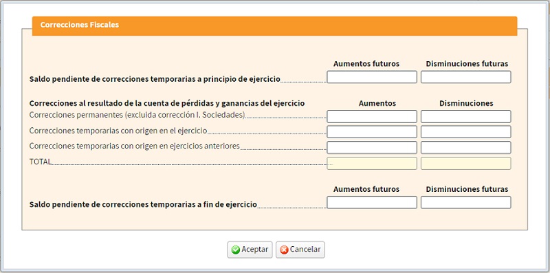 correcciones
