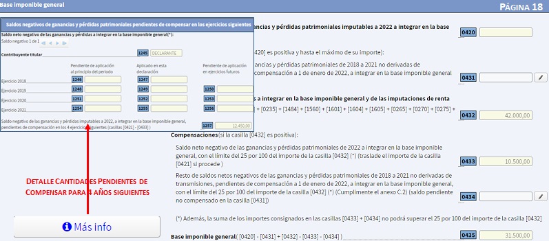 Casilla 305 renta 2022