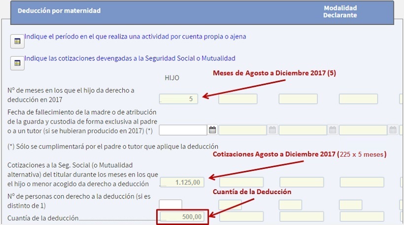sentar De nada respirar SuperContable.com - Deducción por maternidad. Cuantía, requisitos, límite y abono anticipado. IRPF. sentar De nada respirar SuperContable.com - Deducción por maternidad. Cuantía, requisitos, límite y abono anticipado. IRPF.