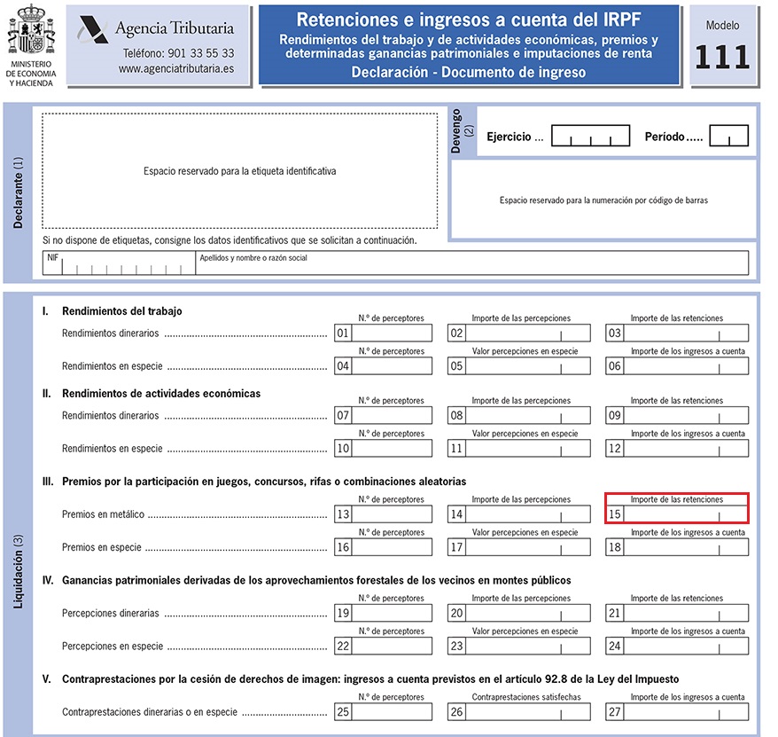 Casilla 15