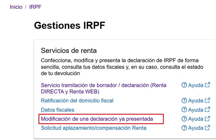 Rectificativa