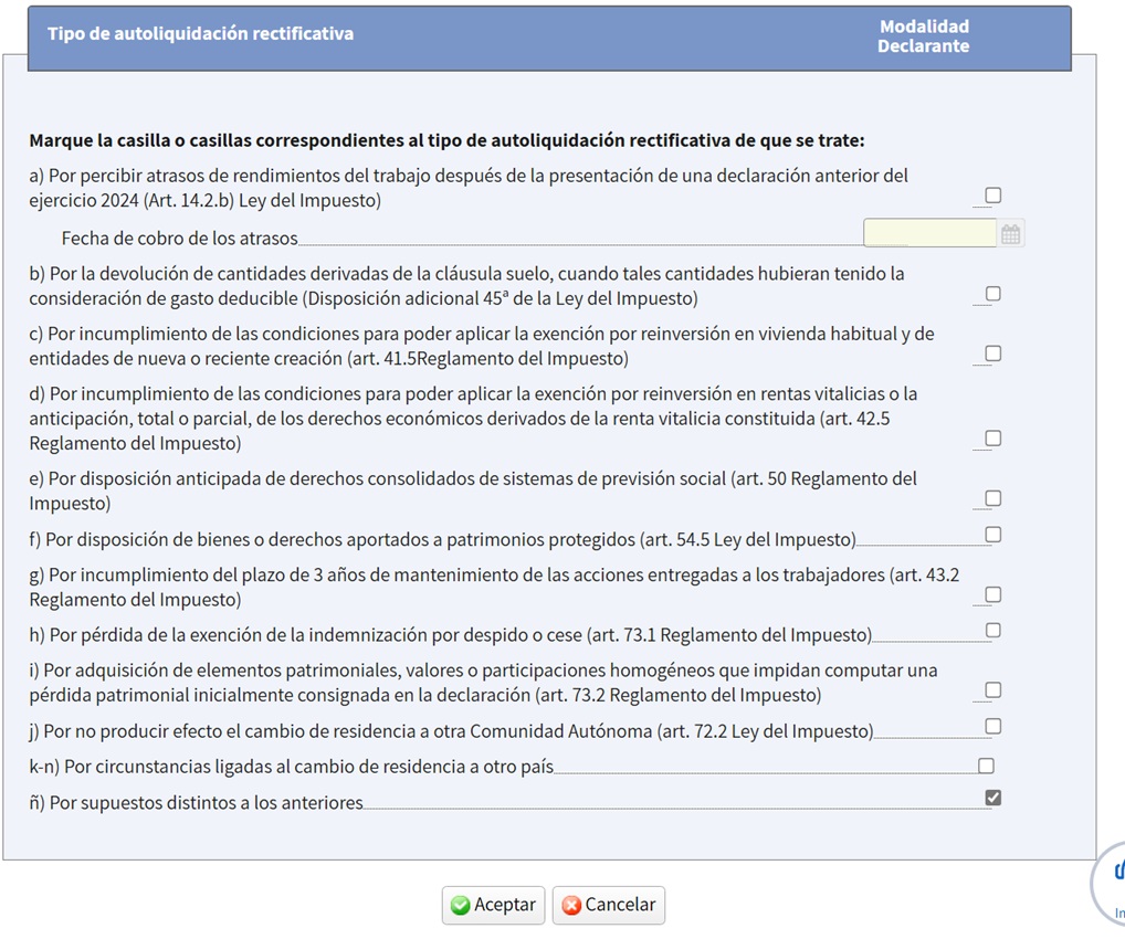 Rectificativa